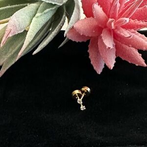 14K Gold - 2mm CZ Stud Earrings